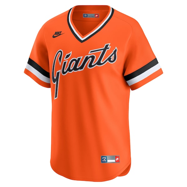 Men's San Francisco Giants Nike Orange Throwback Cooperstown Collection Limited Jersey