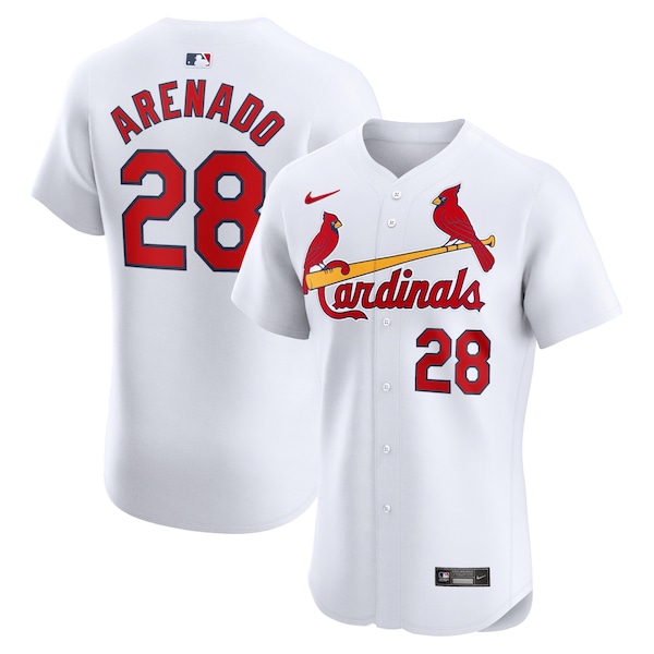 Men's St. Louis Cardinals Nolan Arenado Nike White Home Elite Player Jersey