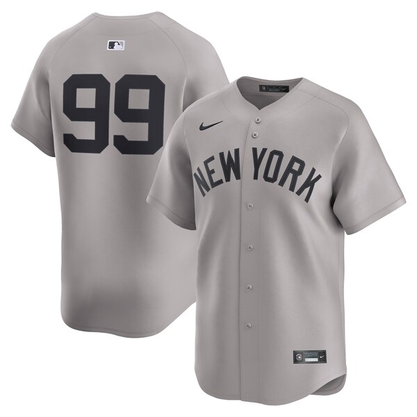 Men's New York Yankees Aaron Judge Nike Gray Road Limited Player Jersey