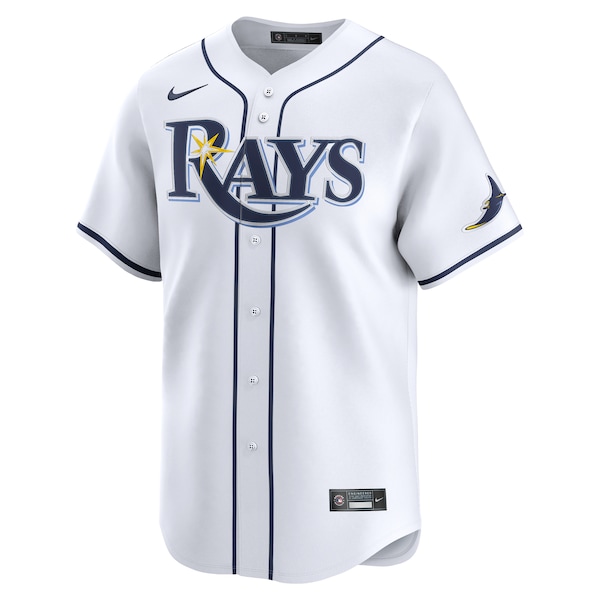 Men's Tampa Bay Rays Nike White Home 2025 Jackie Robinson Day Limited Jersey