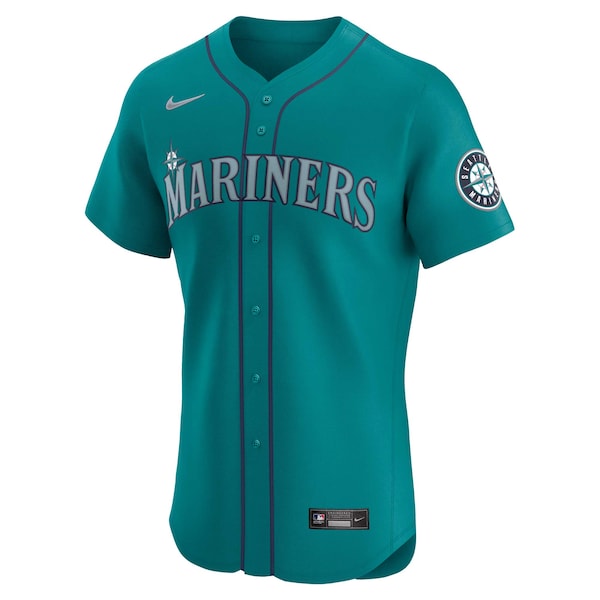 Men's Seattle Mariners Julio Rodríguez Nike Teal Alternate Elite Player Jersey