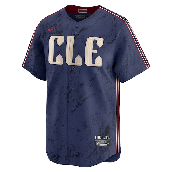 Men's Cleveland Guardians Nike Navy City Connect Limited Jersey