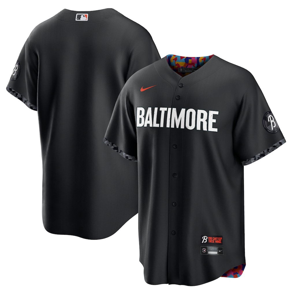 Men's Baltimore Orioles Nike Black City Connect Replica Jersey