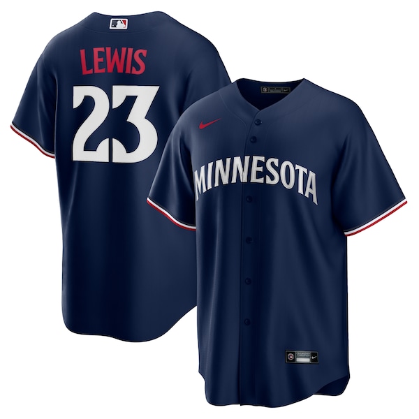 Men's Minnesota Twins Royce Lewis Nike Navy Alternate 2 Replica Jersey