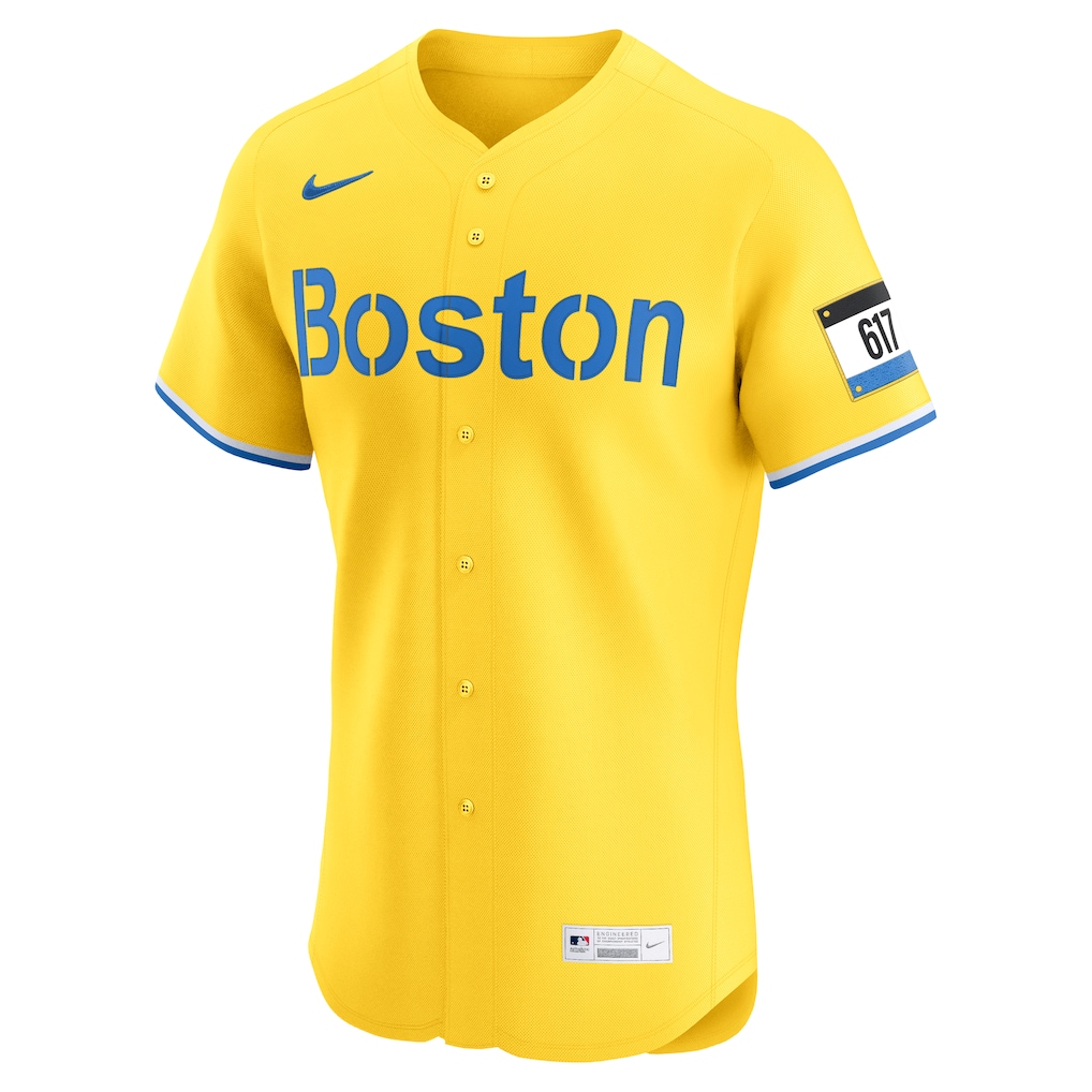 Men's Boston Red Sox David Ortiz Nike Gold City Connect Elite Jersey