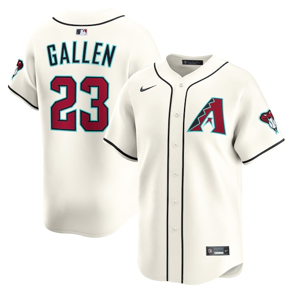 Men's Arizona Diamondbacks Zac Gallen Nike Cream Home Limited Player Jersey