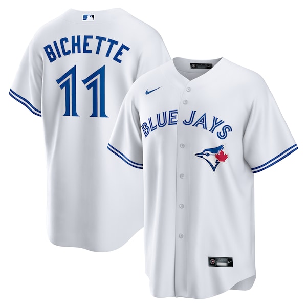 Men's Toronto Blue Jays Bo Bichette Nike White Home Replica Jersey