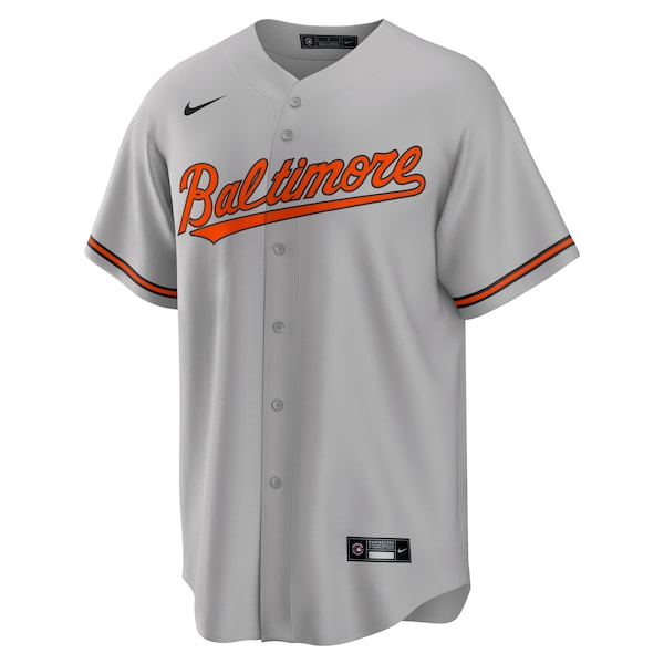 Men's Baltimore Orioles Nike Gray Road Replica Team Jersey