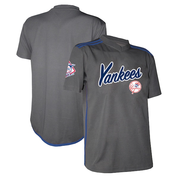Men's New York Yankees Stitches Charcoal Team V-Neck Jersey