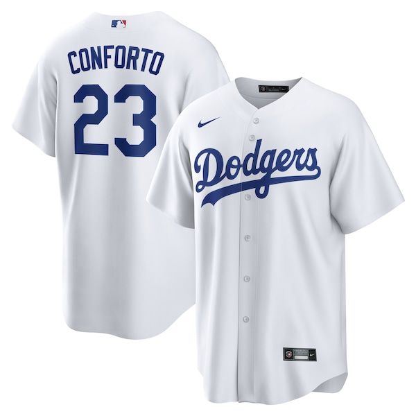 Men's Los Angeles Dodgers Michael Conforto Nike White Home Replica Jersey