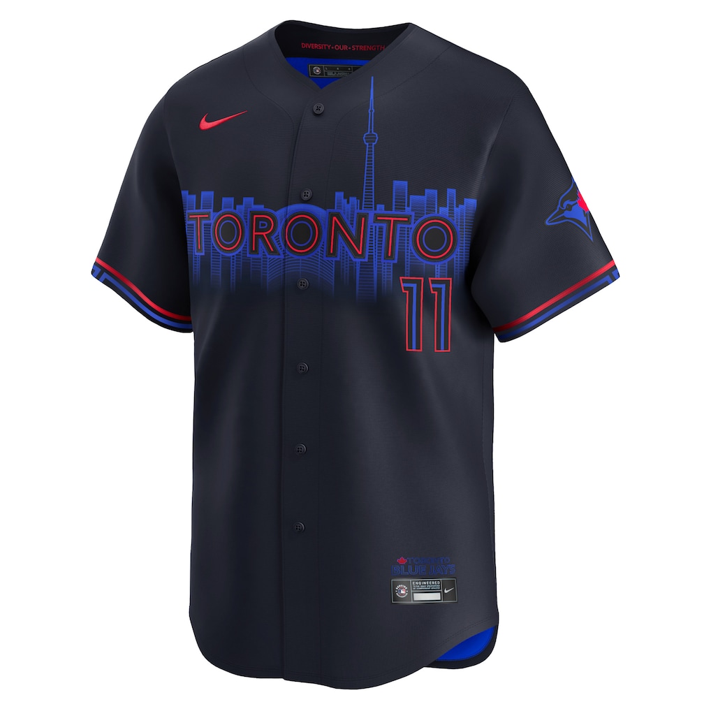 Men's Toronto Blue Jays Bo Bichette Nike Black 2024 City Connect Limited Player Jersey