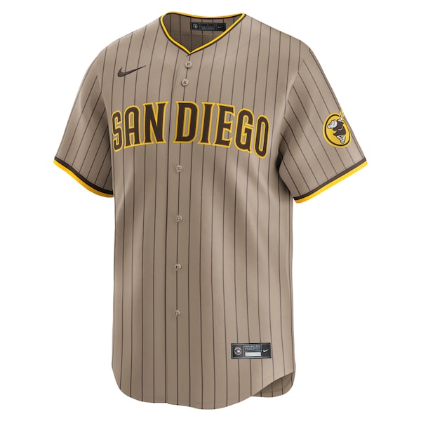 Men's San Diego Padres Fernando Tatis Jr. Nike Khaki Alternate Limited Player Jersey
