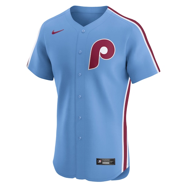 Men's Philadelphia Phillies Nike Light Blue Alternate Elite Jersey