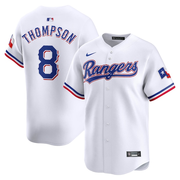 Men's Texas Rangers Bubba Thompson Nike White Home Limited Player Jersey