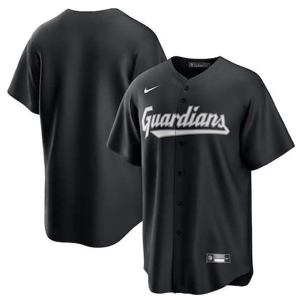 Men's Cleveland Guardians Nike Black Replica Jersey