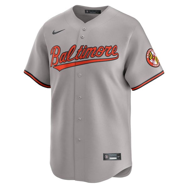 Men's Baltimore Orioles Nike Gray Road Limited Jersey