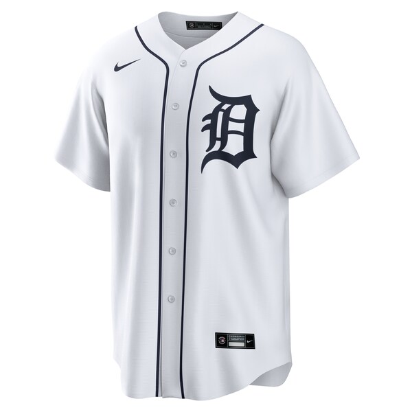 Men's Detroit Tigers Kerry Carpenter Nike White Home Replica Jersey