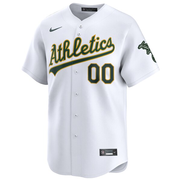 Men's Athletics Nike White Home Limited Pick-A-Player Retired Roster Jersey