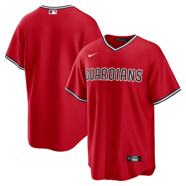 Men's Cleveland Guardians Nike Red Alternate 2 Replica Jersey