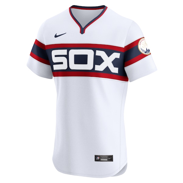 Men's Chicago White Sox Nike White Alternate Vapor Premier Elite Patch Jersey