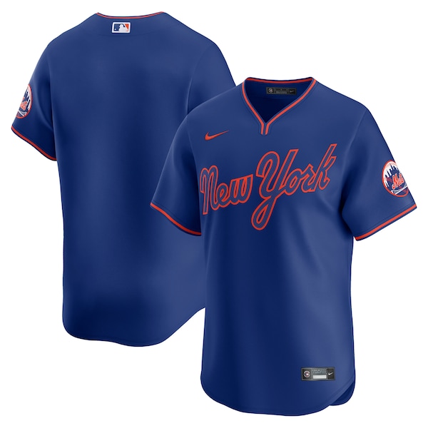 Men's New York Mets Nike Rush Blue Alternate Limited Jersey