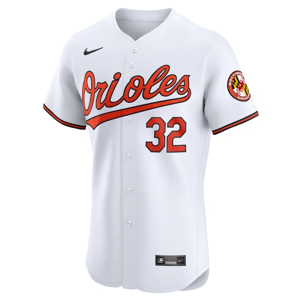 Men's Baltimore Orioles Ryan O'Hearn Nike White Home Elite Player Jersey