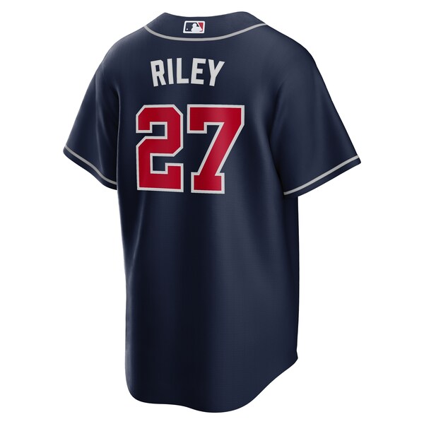Men's Atlanta Braves Austin Riley Nike Navy Alternate Replica Jersey