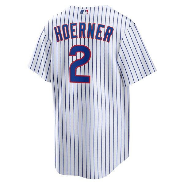Men's Chicago Cubs Nico Hoerner Nike White Replica Player Jersey