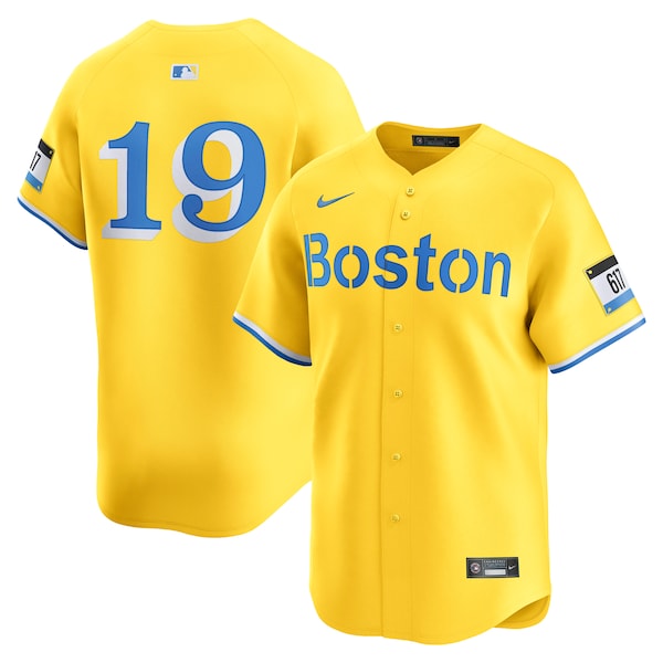 Men's Boston Red Sox Roman Anthony Nike Gold City Connect Limited Jersey