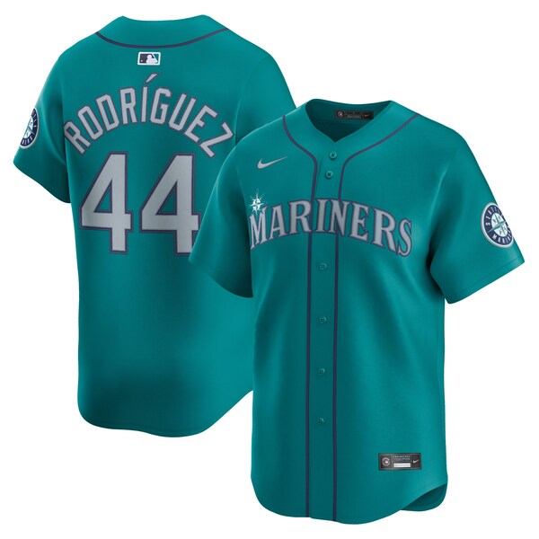Men's Seattle Mariners Julio Rodríguez Nike Teal Alternate Limited Player Jersey
