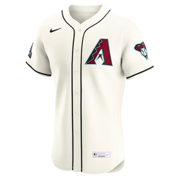 Men's Arizona Diamondbacks Nike Cream Home Elite Jersey