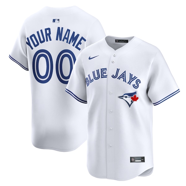 Men's Toronto Blue Jays Nike White Home Limited Custom Jersey