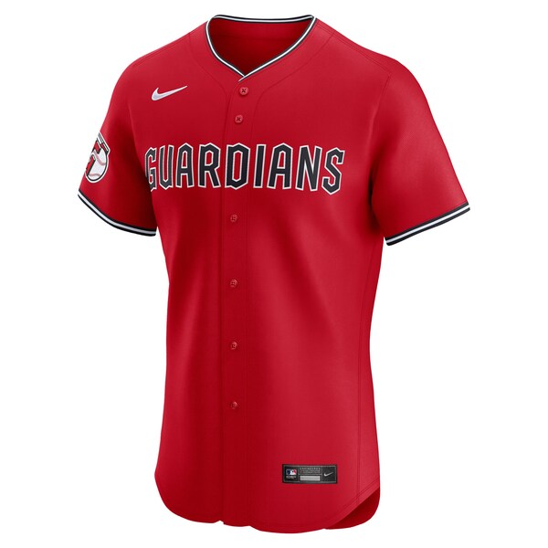 Men's Cleveland Guardians Nike Red Alternate Elite Jersey