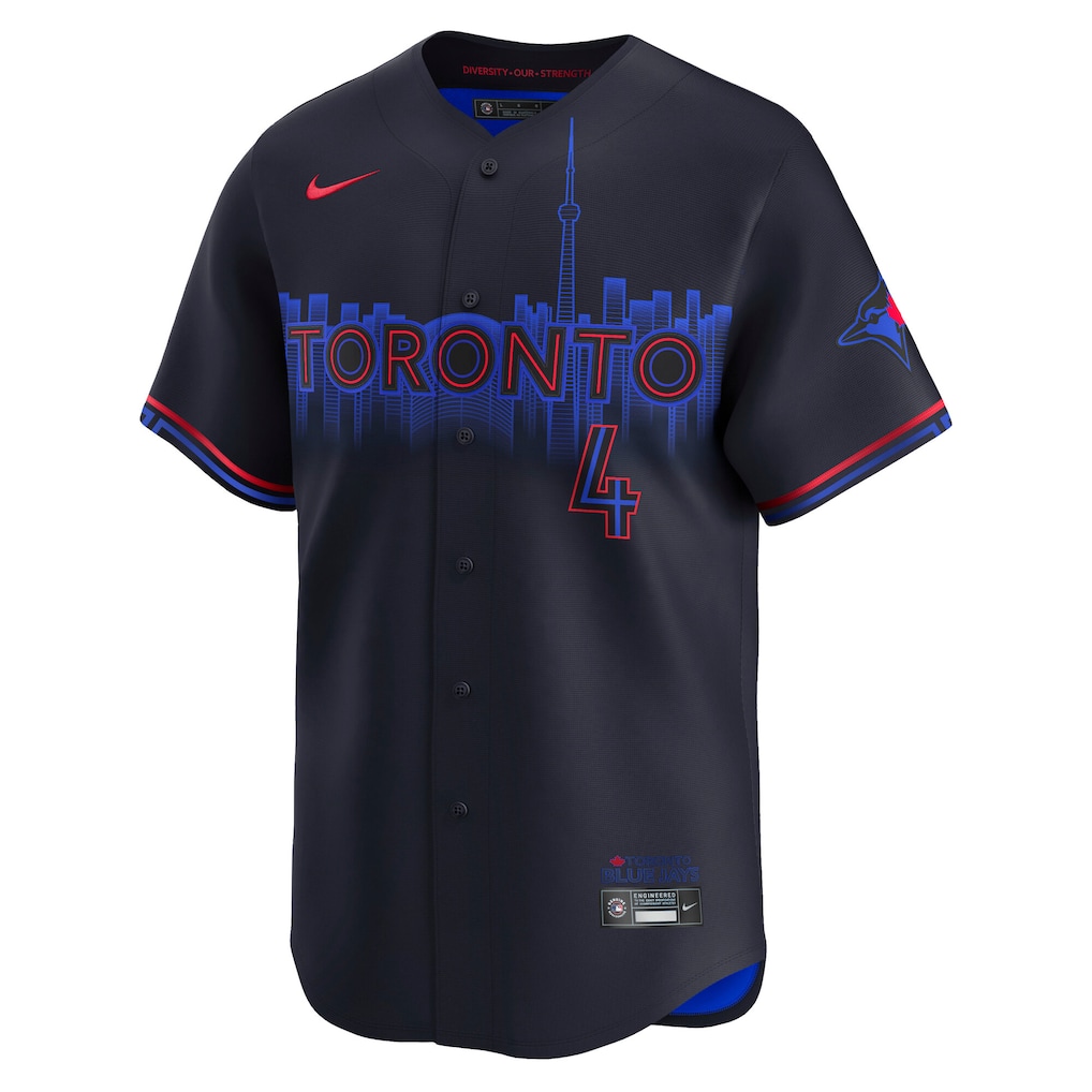 Men's Toronto Blue Jays George Springer Nike Blue City Connect Limited Player Jersey