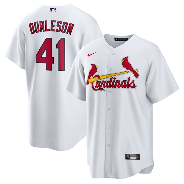 Men's St. Louis Cardinals Alec Burleson Nike White Home Replica Jersey