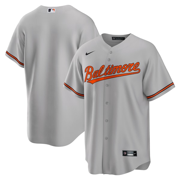 Men's Baltimore Orioles Nike Gray Road Replica Team Jersey