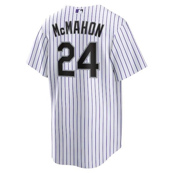 Men's Colorado Rockies Ryan McMahon Nike White Home Replica Player Jersey