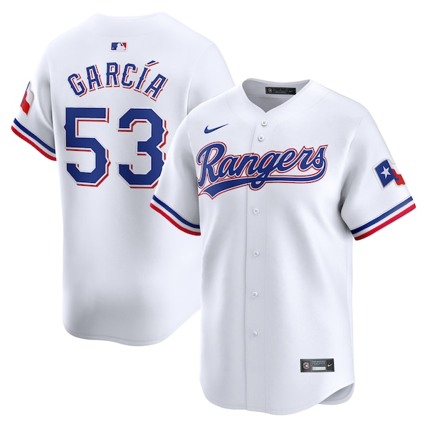 Men's Texas Rangers Adolis García Nike White Home Limited Player Jersey