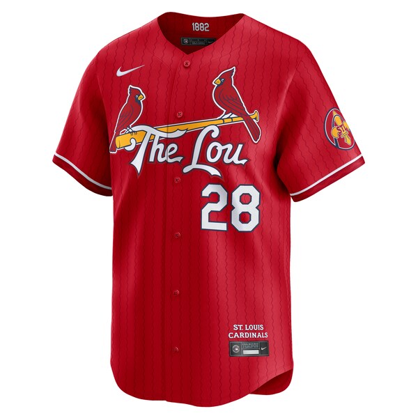 Men's St. Louis Cardinals Nolan Arenado Nike Red City Connect Limited Jersey