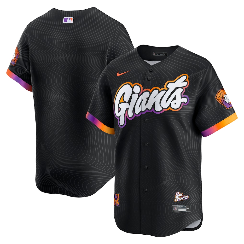 Men's San Francisco Giants Nike Anthracite 2025 City Connect Limited Jersey
