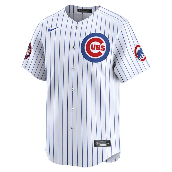 Men's Chicago Cubs Nico Hoerner Nike White 2025 MLB World Tour: Tokyo Series Home Limited Player Jersey