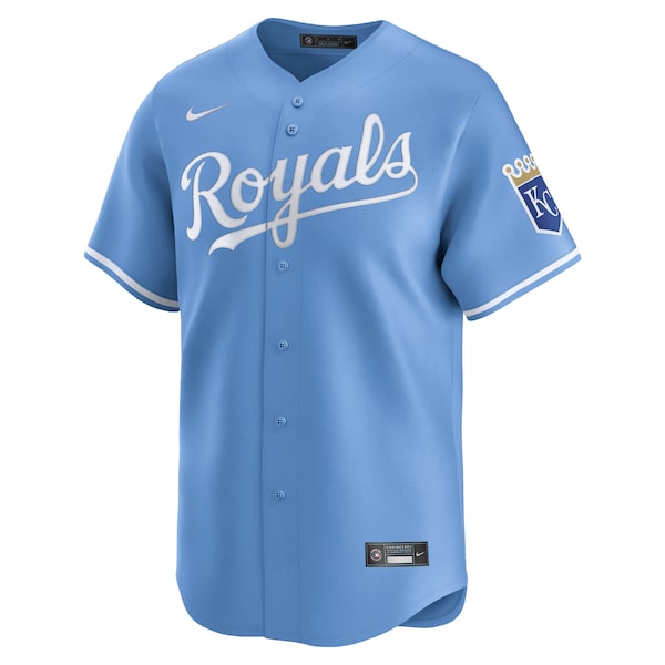 Men's Kansas City Royals Nike Light Blue Alternate Limited Jersey