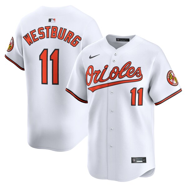 Men's Baltimore Orioles Jordan Westburg Nike White Home Limited Player Jersey