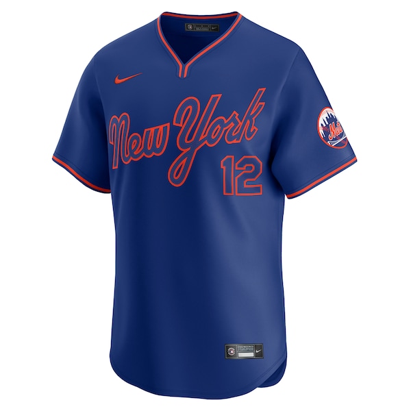 Men's New York Mets Francisco Lindor Nike Royal Alternate Limited Player Jersey