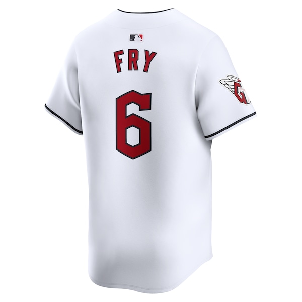 Men's Cleveland Guardians David Fry Nike White Home Limited Player Jersey