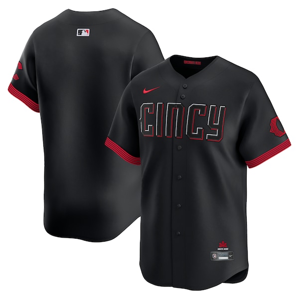 Men's Cincinnati Reds Nike Black City Connect Limited Jersey