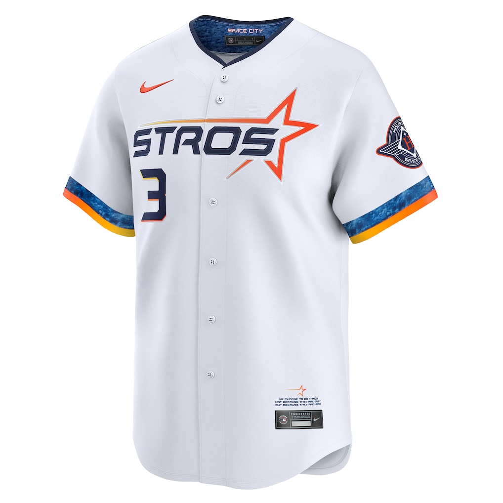 Men's Houston Astros Jeremy Pe?a Nike White 2025 City Connect Limited Player Jersey