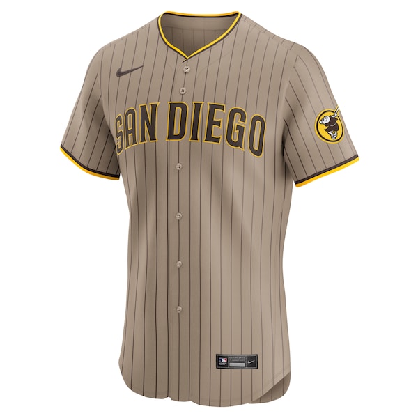 Men's San Diego Padres Fernando Tatis Jr. Nike Khaki Sand Elite Jersey
