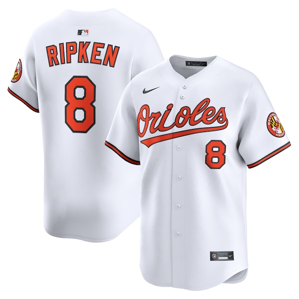 Men's Baltimore Orioles Cal Ripken Jr. Nike White Home Limited Retired Player Jersey