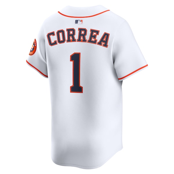 Men's Houston Astros Carlos Correa Nike White Home Limited Player Jersey